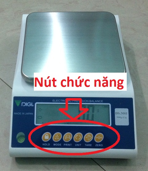 Cân DS-nút chức năng